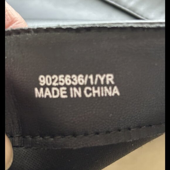 ASOS New Look, Extra Calf Fit Black Vegan Leather Knee-High Biker Boots - Picture 8 of 12